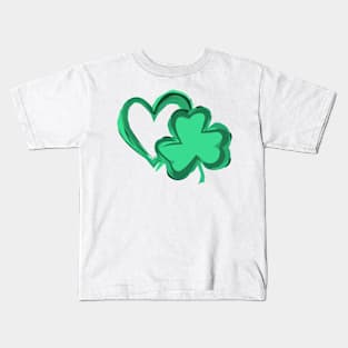 Hearts and Shamrocks Kids T-Shirt